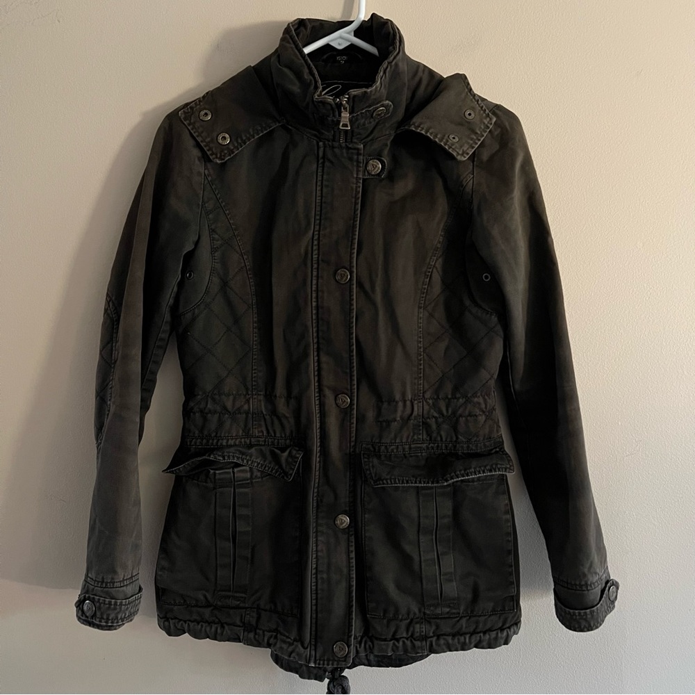 Women’s Guess Green Parka Jacket